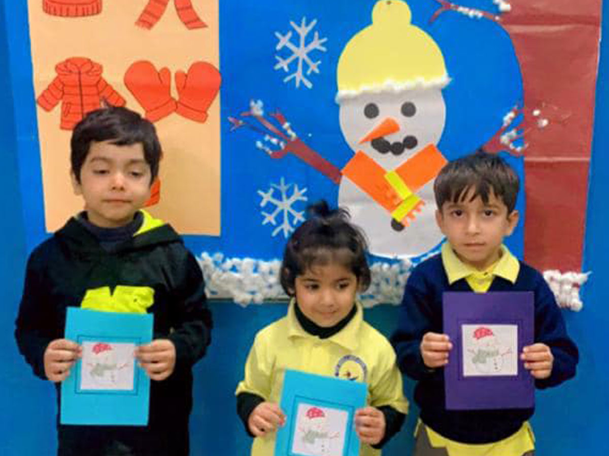 Winter season card making